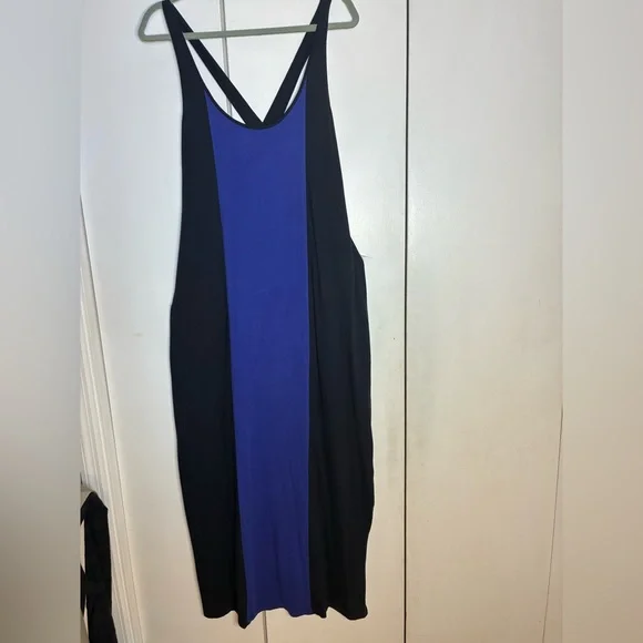 blue black colorblock dress Remi Dress Marine Colorblock, XL / Marine Colorblock main image 1